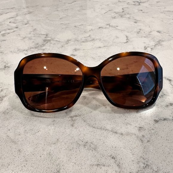 Versace Designer Brown Tortoiseshell and Bling Sunglasses main image 2
